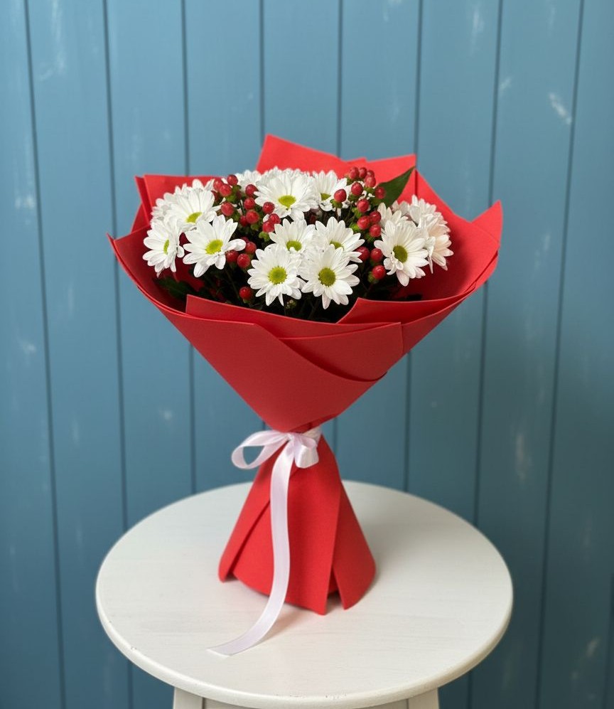 Букет цветов из: Хризантемы в Новой Чигле