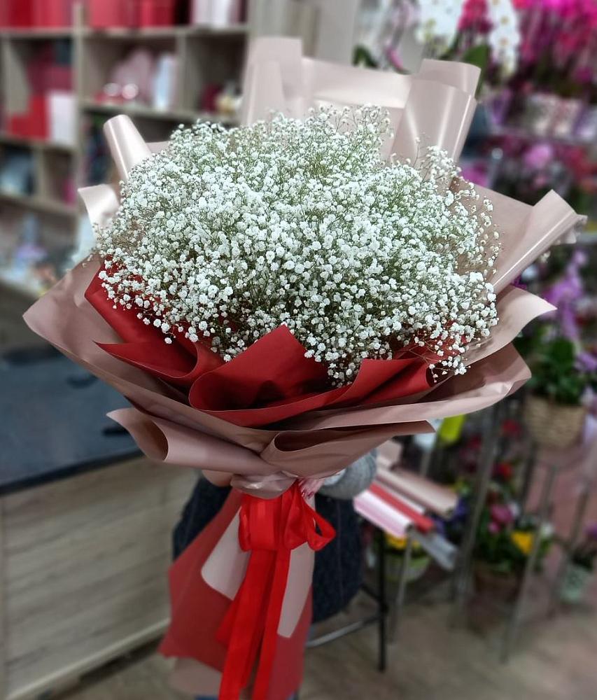 Букет Белые хлопья в Новой Чигле Букет цветов из: Гипсофила в Новой Чигле
