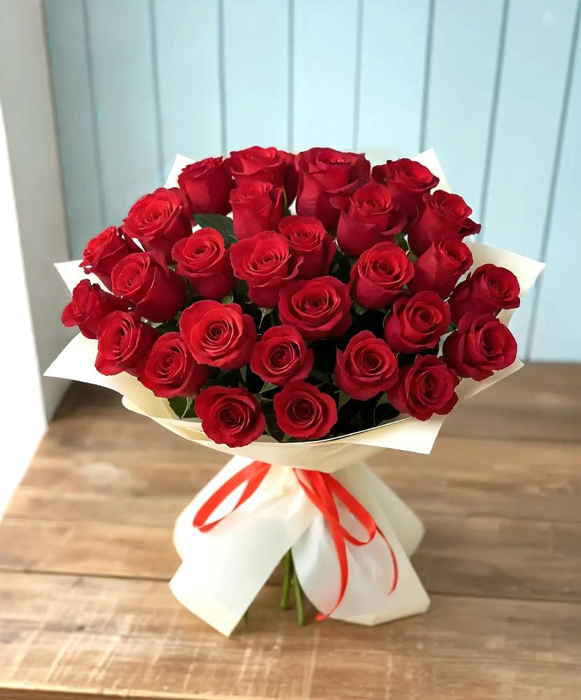 Букет 29 Красных роз в Новой Чигле