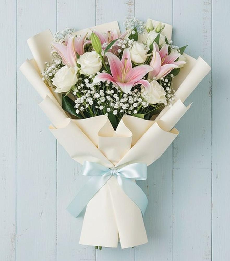 Букет цветов из: Лилии в Новой Чигле