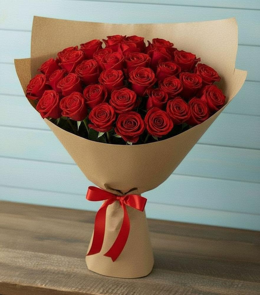 Букет Красные розы Милано в Новой Чигле