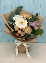 Букет цветов из:  Герберы и Хризантемы в Новой Чигле