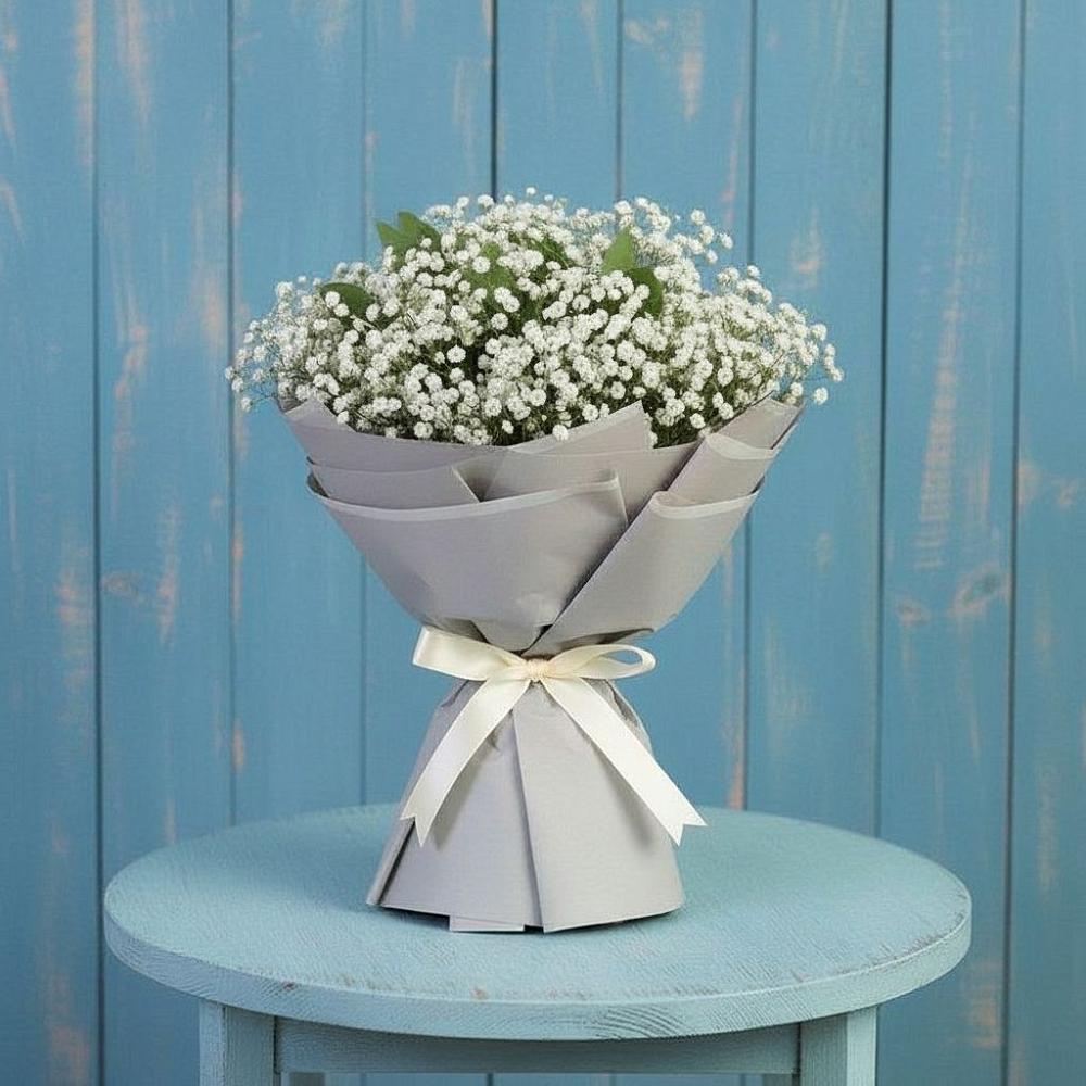 Букет цветов из: Гипсофила в Новой Чигле