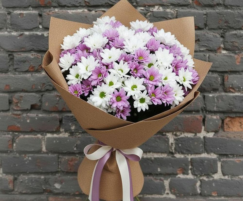 Букет цветов из: Хризантемы в Новой Чигле